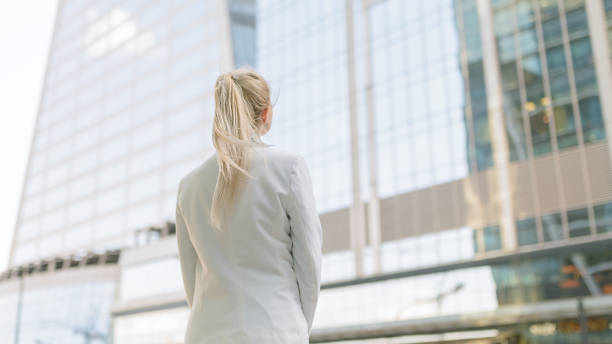istock Young woman in white jacket. 1006649072