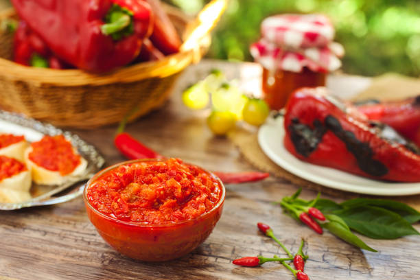 istock Ajvar-traditional quality Serbian specialty 1006652388