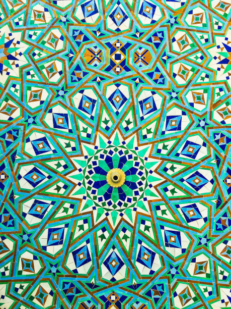 istock The Hassan II Mosque exterior pattern in Casablanca, Morocco. Very beautiful islamic pattern. 1006652842