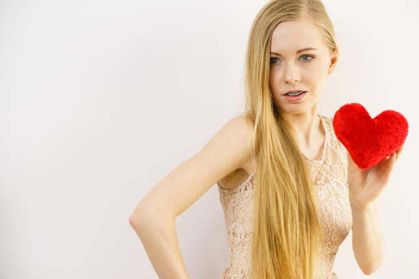 istock Sad woman on Valentines day 1006673596