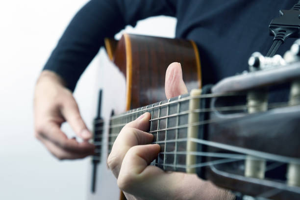istock hands of the musician playing on classical guitar 1006673618