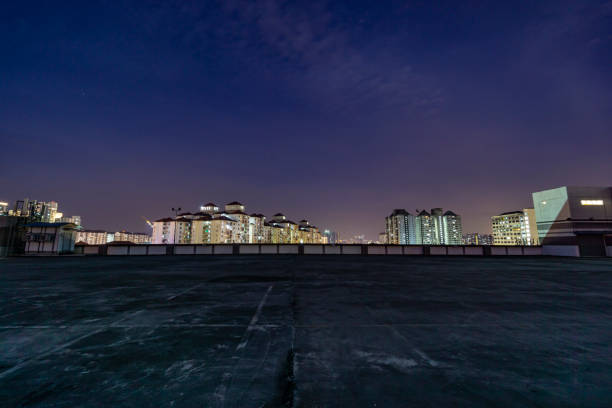 Urban concrete cityscape
