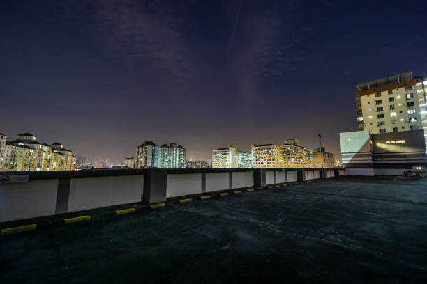 istock Beautiful urban city night view 1006678852