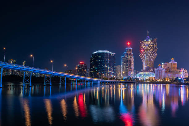 istock Building and the skyline of Macau 1006681660