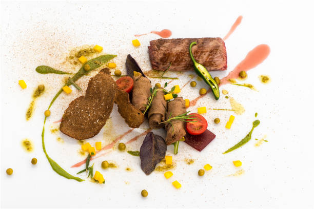 istock decoratively decorated food on white 1006681698