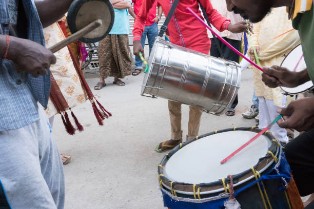 istock Rath jatra festival - drummers playing 1006681960