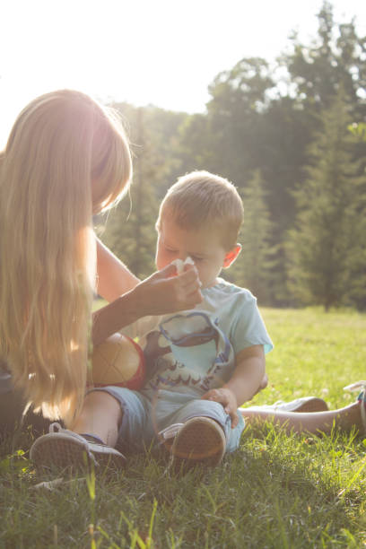 istock Cleaning Her Little Snot 1006682320