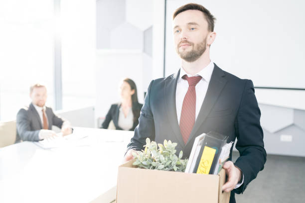 istock Handsome Businessman Quitting Job 1006682776