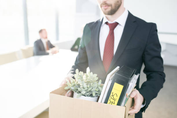 istock Unrecognizable Businessman Quitting Job 1006682782