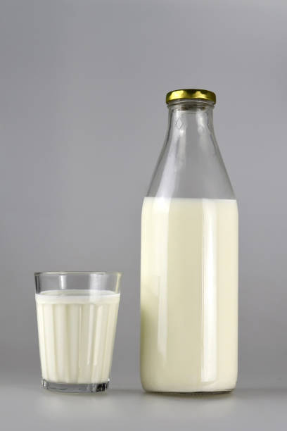 istock Bottle and glass of milk 1006702348