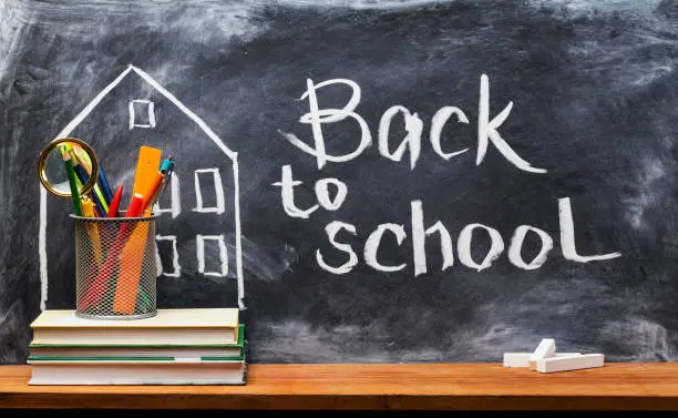 Photo of Back to school. Education background concept .