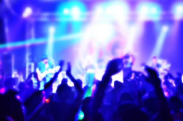 istock Blur silhouettes,Blur club party for background 1006724520