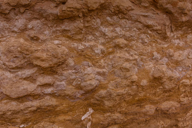 istock Typical limestone denudation in the desert area near Riyadh, Saudi Arabia 1006745854