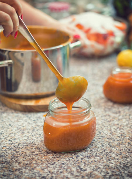 istock Preparing Homemade Apricot Jam 1006760906