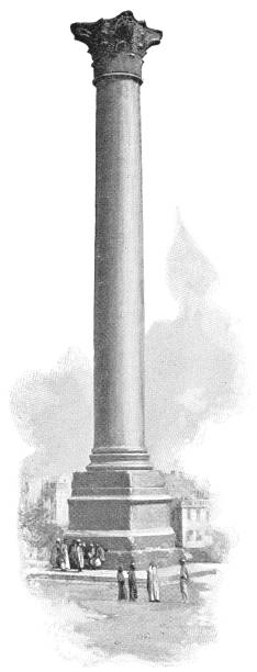 istock Pompey's Pillar in Alexandria, Egypt - Ottoman Empire 1006763024