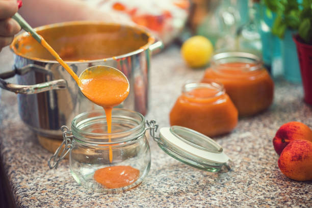 istock Preparing Homemade Apricot Jam 1006765178