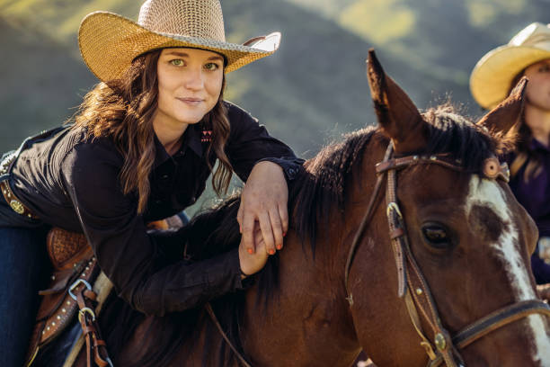 istock Utah cowgirl on horse 1006769702