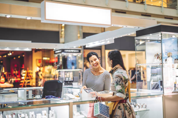 Young woman shopping