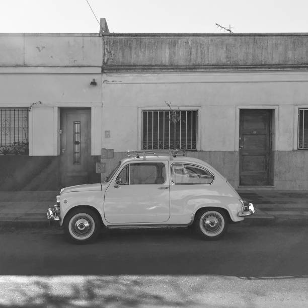istock Vintage car parked in the street 1006815162