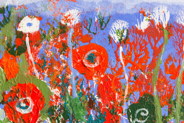 istock Detail of the Painting as a Background 1006821548