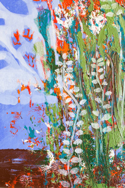 istock Detail of the Painting as a Background 1006829514