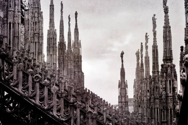 istock Spires of milan cathedral 1006868796