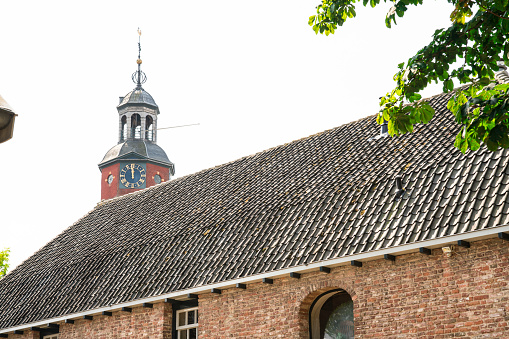 detail of church in Buren, Holland