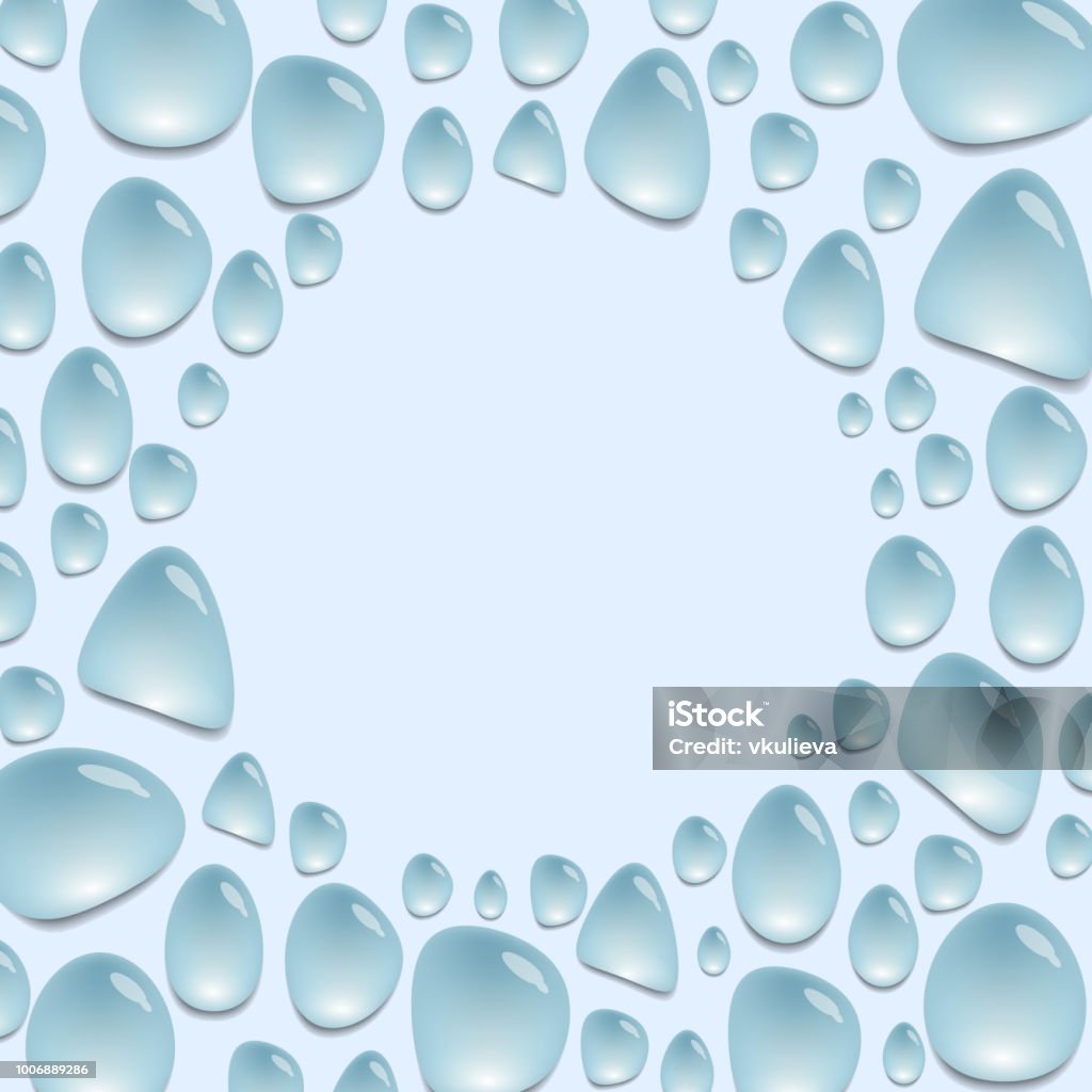 Drop Vector Border Water Drop Border Water Drop Border PNG Transparent Images Free