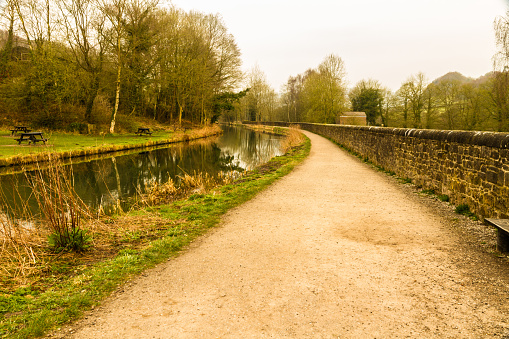 By the Cromford Canal, Peak District, Derbyshire, England, UK.
