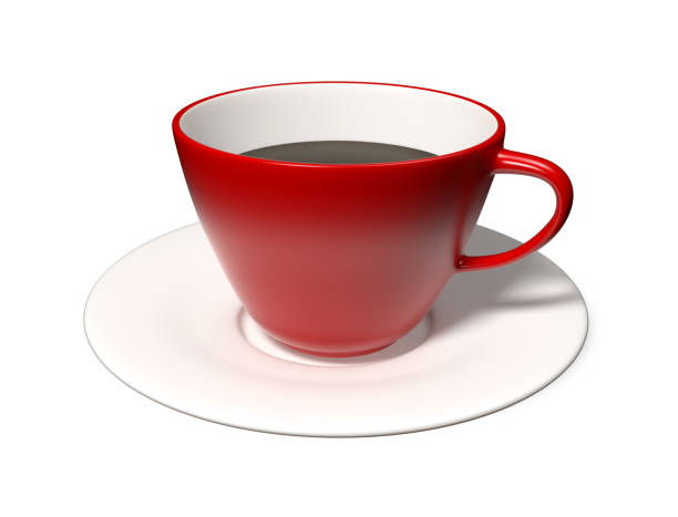 istock Red cup of coffee on tape 1006896534