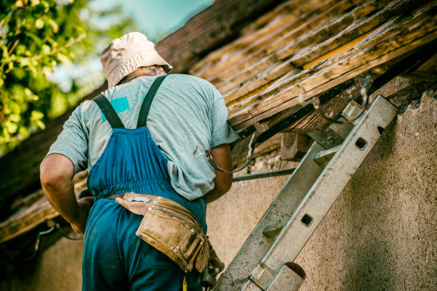 istock Manual worker repairing a roof 1006917140