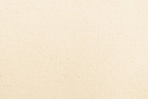 モスリ�ン生地布織物テクスチャ背景光ホワイト クリーム色 - gauze bandage textured white ストックフォトと画像
