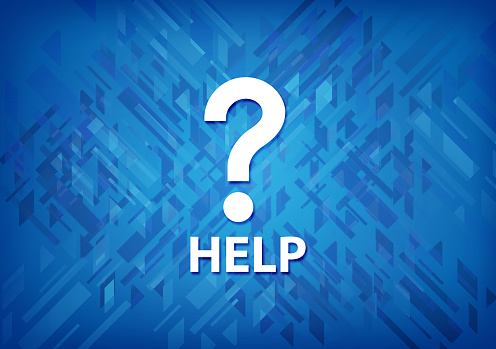 Help App Background Help Blue Background Stock Illustration - Download Image Now ...
