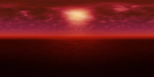 atmospheric outdoor scene: spherical panorama, HDRI map, environment map, equirectangular projection in high resolution