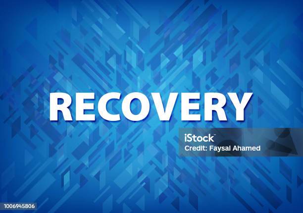 Fast Recovery Background Recovery Blue Background Stock Illustration - Download Image Now - Blue ...