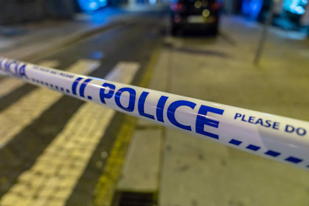 istock Police tape crime scene 1006947878