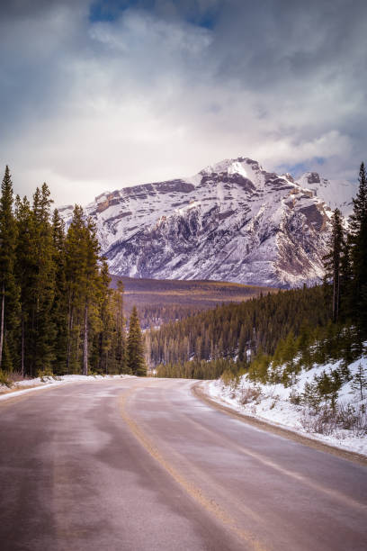 istock A road at Banff city, Alberta, Canada 1006977002