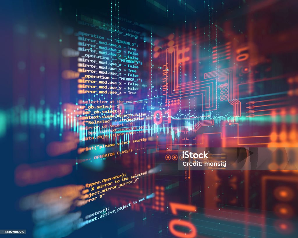 Programming Code Abstract Technology Background Of Software Developer ...