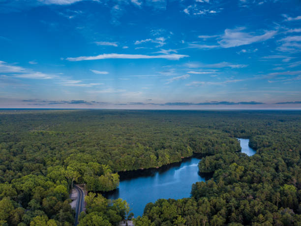 istock Panorama of the sky with clouds at late afternonn 1007009394