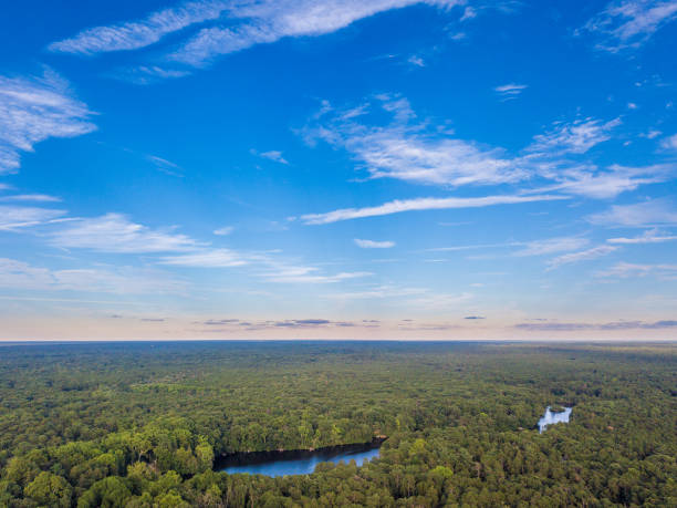 istock Panorama of the sky with clouds at late afternonn 1007009426