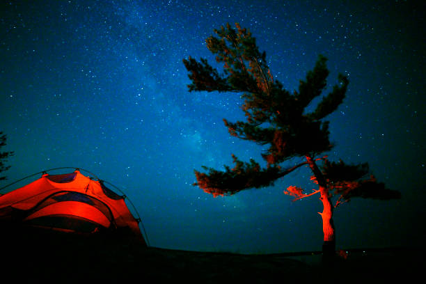 istock View of Milky Way Galaxy Looking Out Tent Camping 1007011506