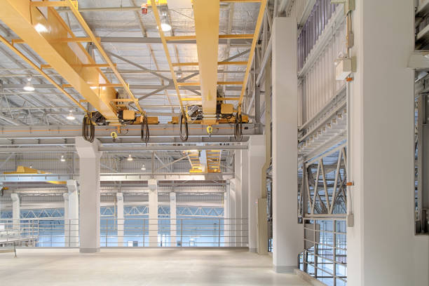 istock overhead crane factory 1007011558