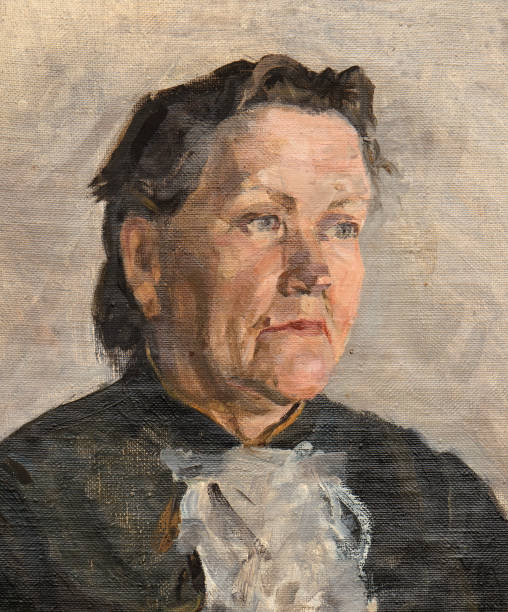 istock oil painting, portrait 1007017288