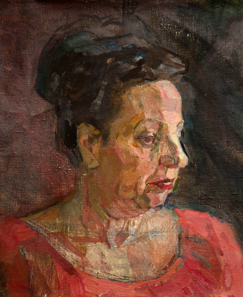 istock oil painting, portrait 1007017350