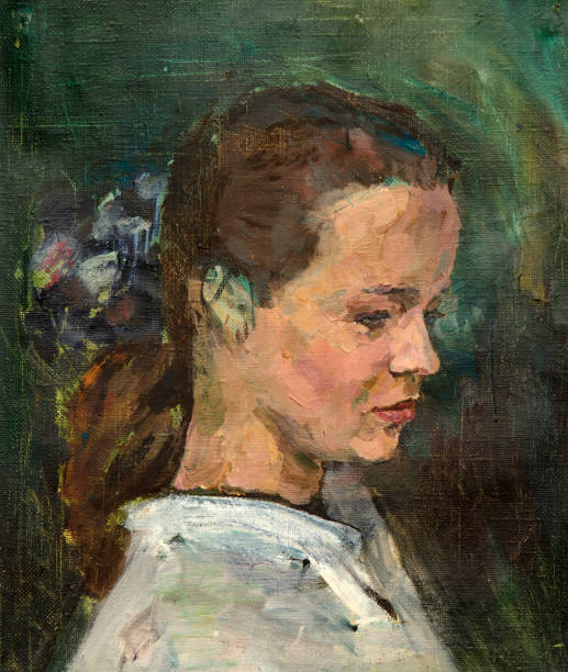 istock oil painting, portrait 1007017404