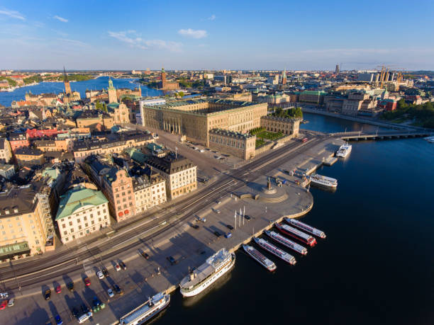 istock Aerial view over Stockholm Old Town 1007030682