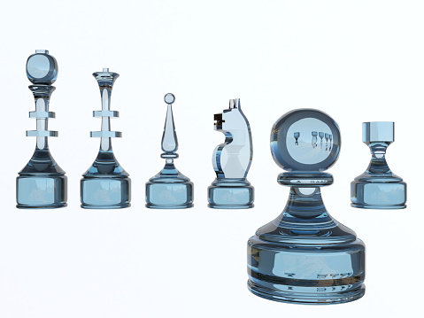 Chess Glass Figures