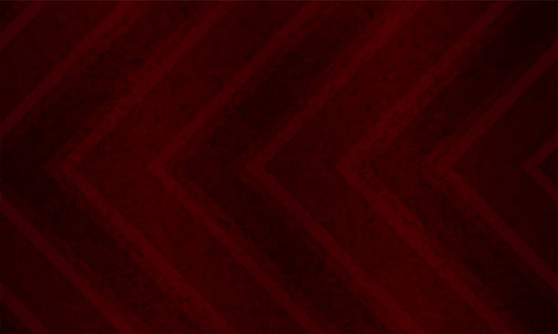 istock Geometric texture dark red background with silhouettes of texture arrows. 1007047304