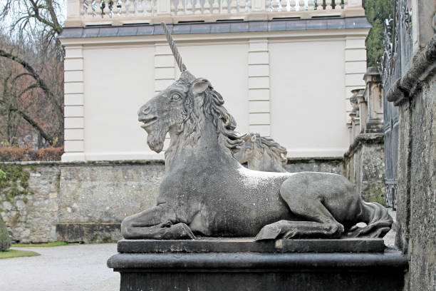 istock Unicorn statue in Salzburg. Austria. 1007077598