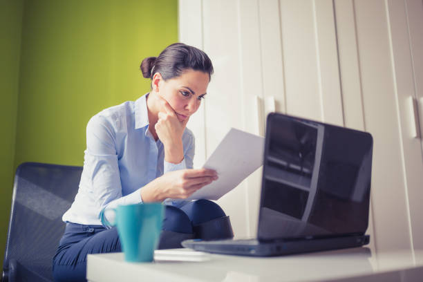 istock Business woman use laptop in a office 1007120632